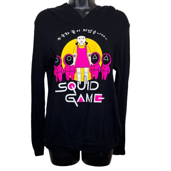 SQUID GAMES Graphic Hooded Shirt - Picture 1 of 2